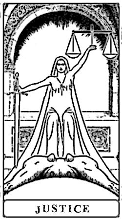 Tarot card “Justice”