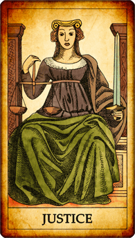 Tarot card “Justice”