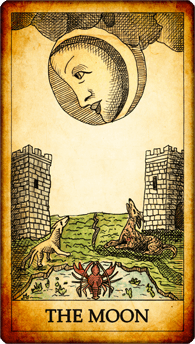 Tarot card “The Moon”