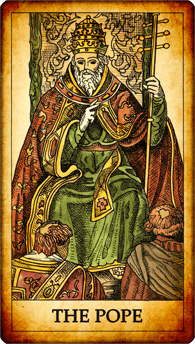 Tarot card “The Pope”