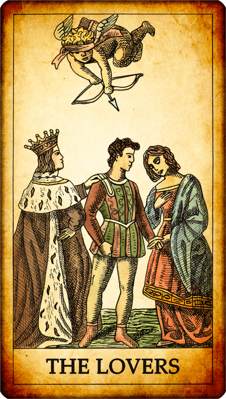Tarot Card The Lovers 