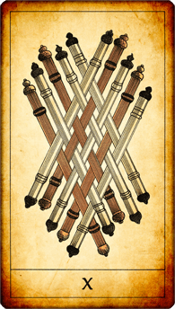 10 of Wands