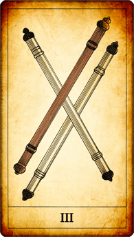 3 of Wands