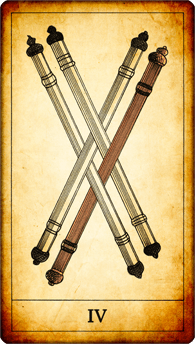 4 of Wands