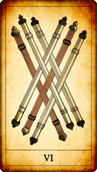 6 of Wands